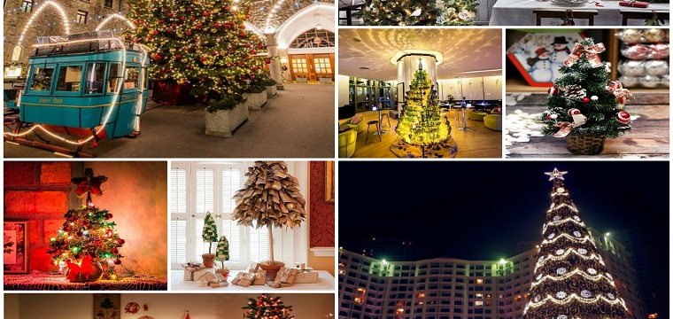 50+ mẫu cây thông Noel trang trí đẹp mắt cho khách sạn - nhà hàng ...