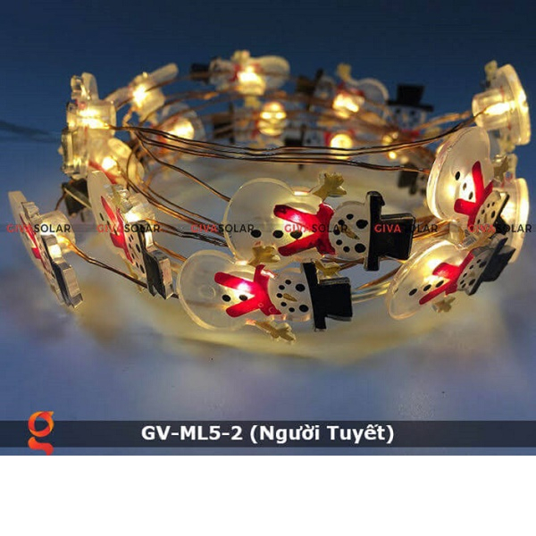 Dây đèn led trang trí Người Tuyết GV-ML5-2
