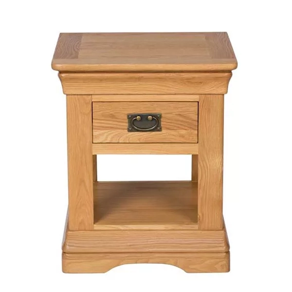 Tab đầu giường 1 ngăn gỗ sồi xuất Châu Âu GHC-511