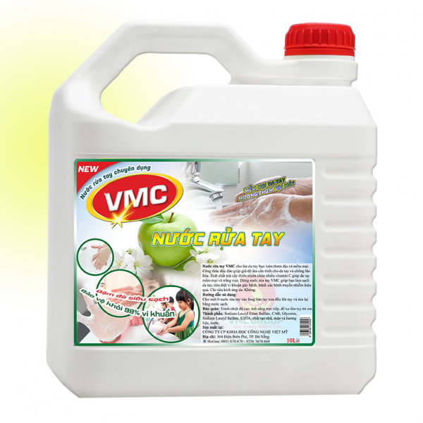 Nước rửa tay VMC 10 lít