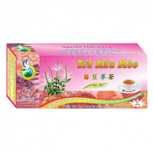 Trà Râu Mèo Lợi Tiểu Nguyên Thái Trang (2g x 50 Gói)