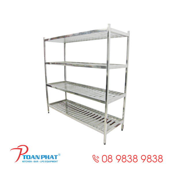 KỆ SONG INOX 4 TẦNG - 10024 | Hotelmart.vn