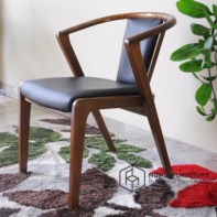 GHẾ ĂN 3382 GỖ ASH MÀU NÂU ÓC CHÓ