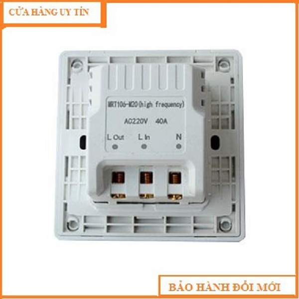 Công Tắc Thẻ Từ Khách Sạn Hình Vuông tiết kiệm điện mầu trắng cao cấp 40A MRT-106 tần số 13,56 mHZ
