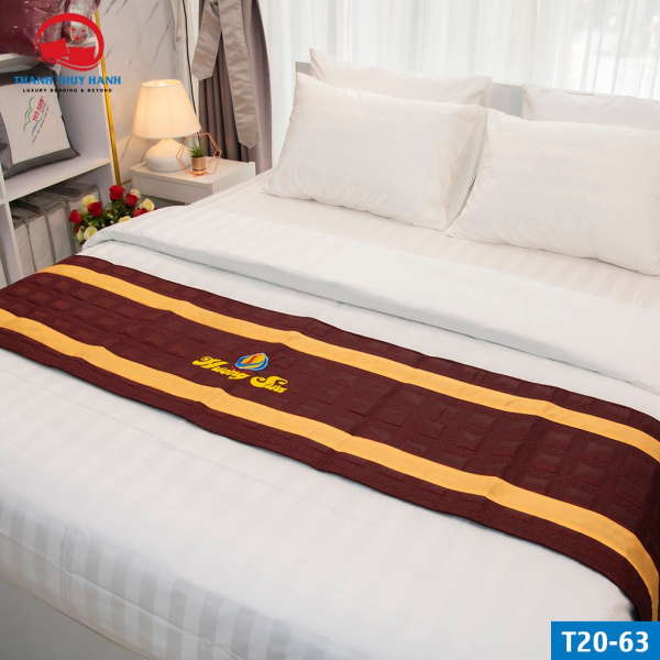 Tấm trải Trang Trí Giường Khách Sạn