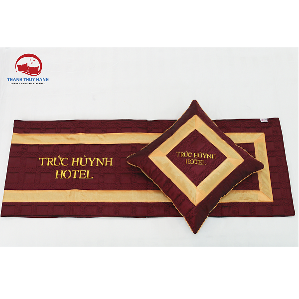 Tấm trải Trang Trí Giường Khách Sạn