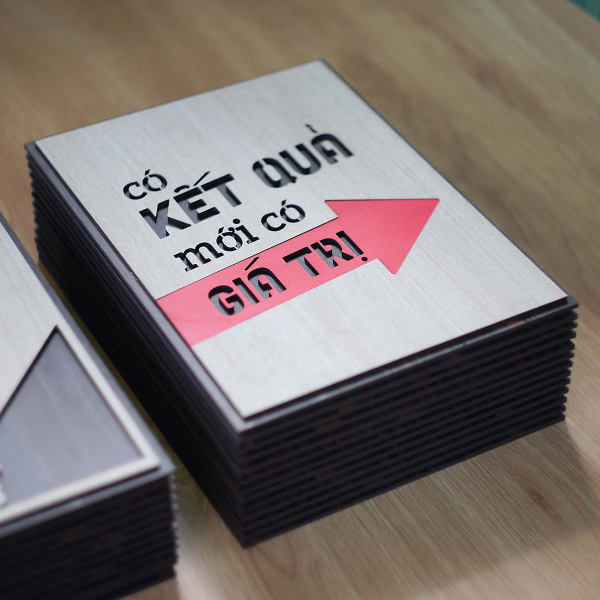 Tranh Slogan Doanh Nghiệp TBIG123: Có kết quả mới có giá trị
