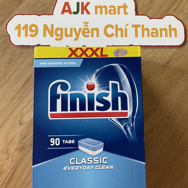 Viên rửa chén cao cấp FINISH Classic - Dành cho máy - Nhập khẩu từ Đức