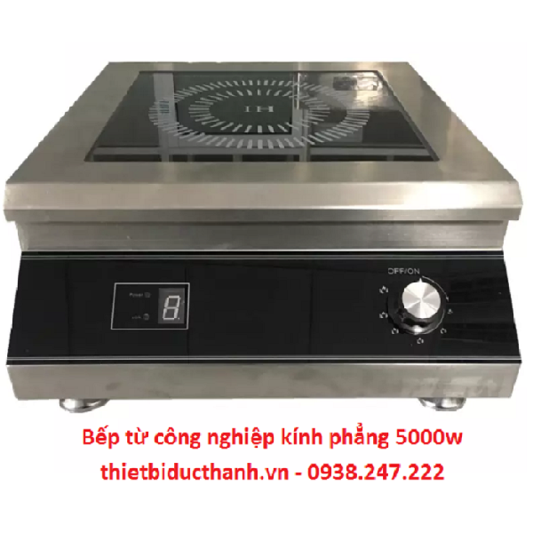 Bếp từ công nghiệp kính phẳng để bàn 3kw-8kw - Tiệt kiệm năng lượng, kiểm soát ổn định từ đến 50 ~ 300 ° C.