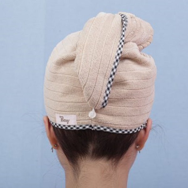 Mũ quấn tóc - Thiết kế dạng nón đội gọn nhẹ, dễ giặt, thích hợp cho cả tóc ngắn và tóc dài
