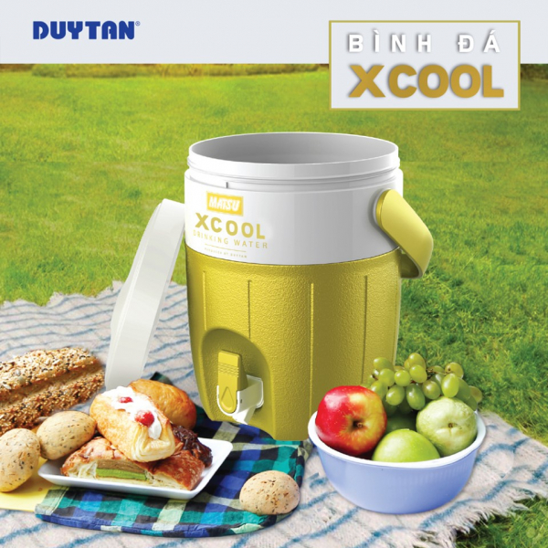 Bình Đá Xcool 7 Lít Duy Tân 23.5 x 22 x 29 cm - Thùng đá có van xả