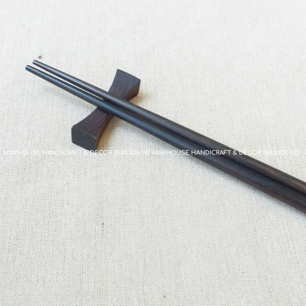 Đũa gỗ Mun vuông, tròn - Chất liệu gỗ Mun tự nhiên, thẩm mỹ