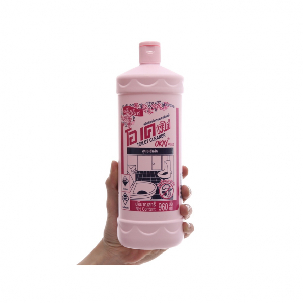 Nước Tẩy Toilet Okay Thái Lan 960ml Siêu Sạch An Toàn Tiết Kiệm