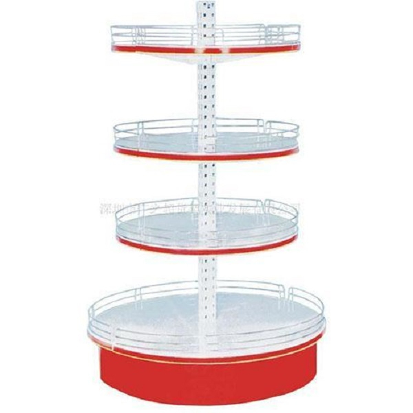 Kệ siêu thị KST-T600 - Kệ hình tròn, thiết kế đơn giản, gọn gàng