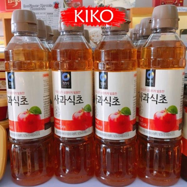 Giấm táo Daesang Hàn Quốc 500ml - Không Chất Bảo Quản, Không Chất Tạo Màu