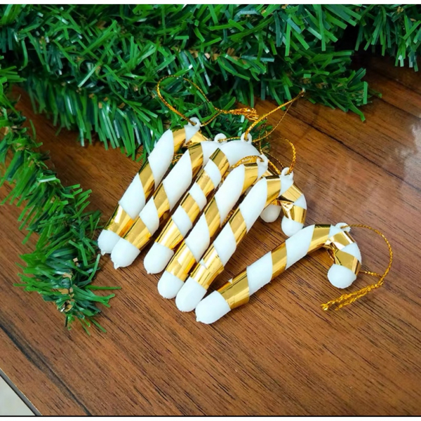 Combo 18 thanh hình kẹo gậy treo trang trí cây thông Noel Vui Vẻ ( chọn màu )