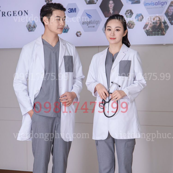 Địa chỉ may đồng phục BÁC SỸ Bệnh viện theo yêu cầu, nhiều mẫu đẹp, giá tốt